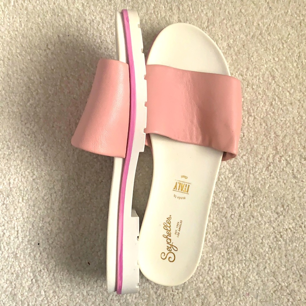 Brand new Seychelles slip on sandal